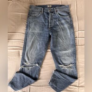 Citizens of Humanity Liya Petite High Rise Crop Jeans